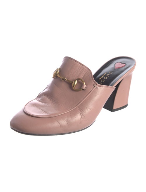 Gucci Horsebit Accent Leather Mules