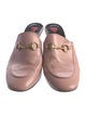 Gucci Horsebit Accent Leather Mules