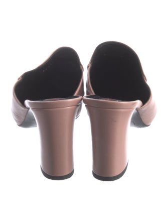 Gucci Horsebit Accent Leather Mules