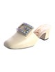 Gucci GG Logo Leather Mules