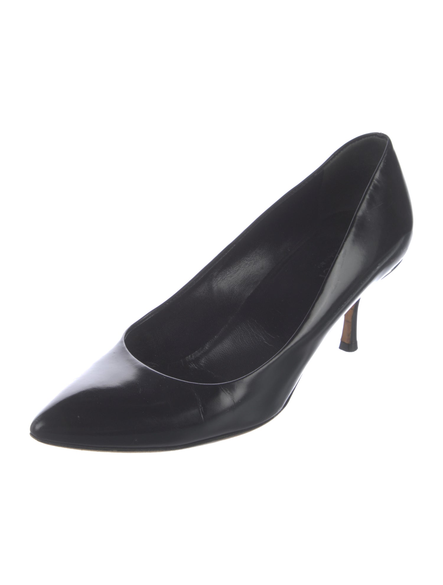 Gucci Interlocking G Logo Leather Pumps