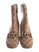 Gucci GG Canvas Canvas Boots