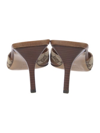 Gucci GG Canvas Canvas Mules