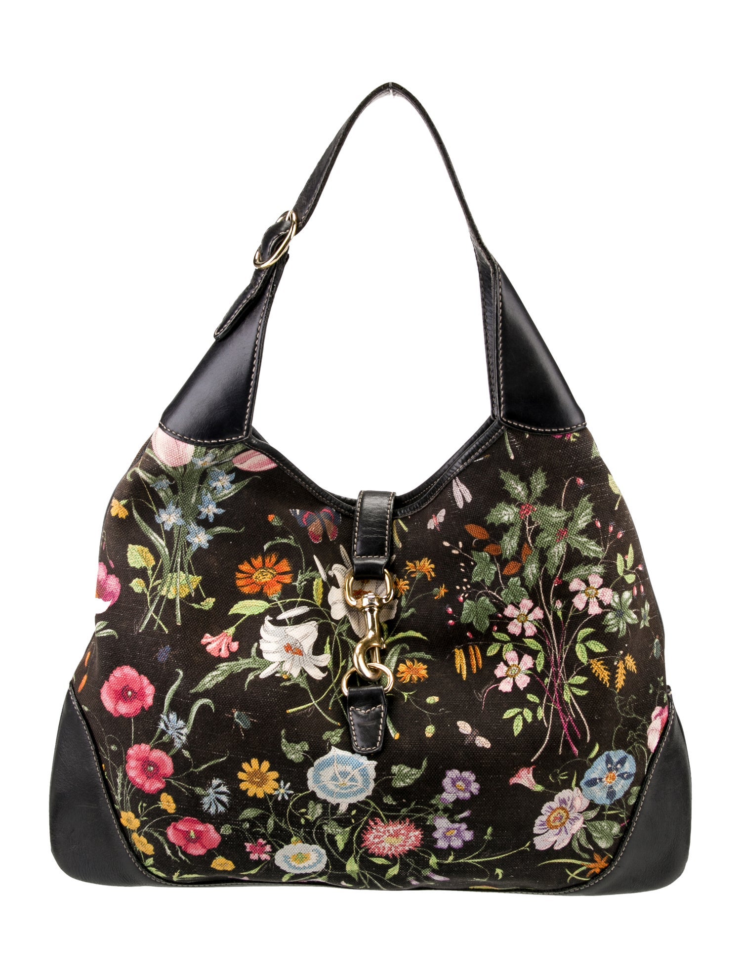 Gucci Flora Jackie O Bouvier Large Vintage