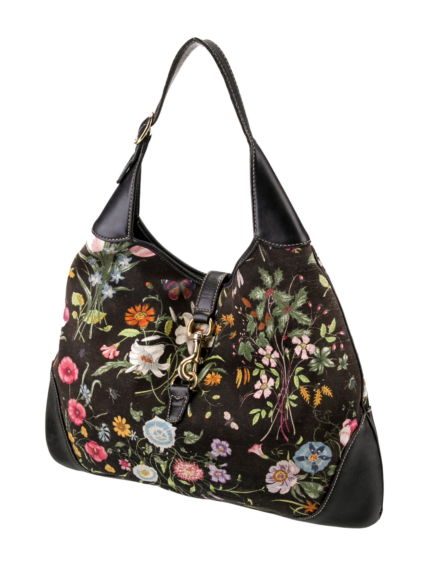 Gucci Flora Jackie O Bouvier Large Vintage