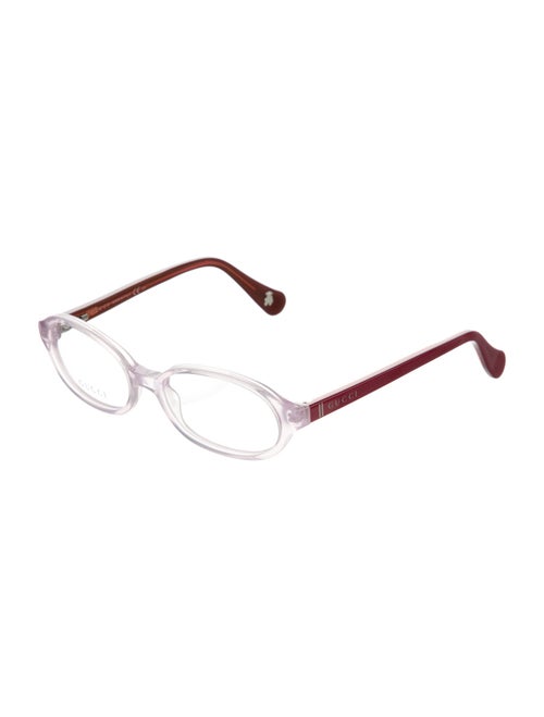 Gucci Interlocking G Logo Round Eyeglasses