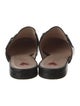 Gucci Web Accent Leather Mules