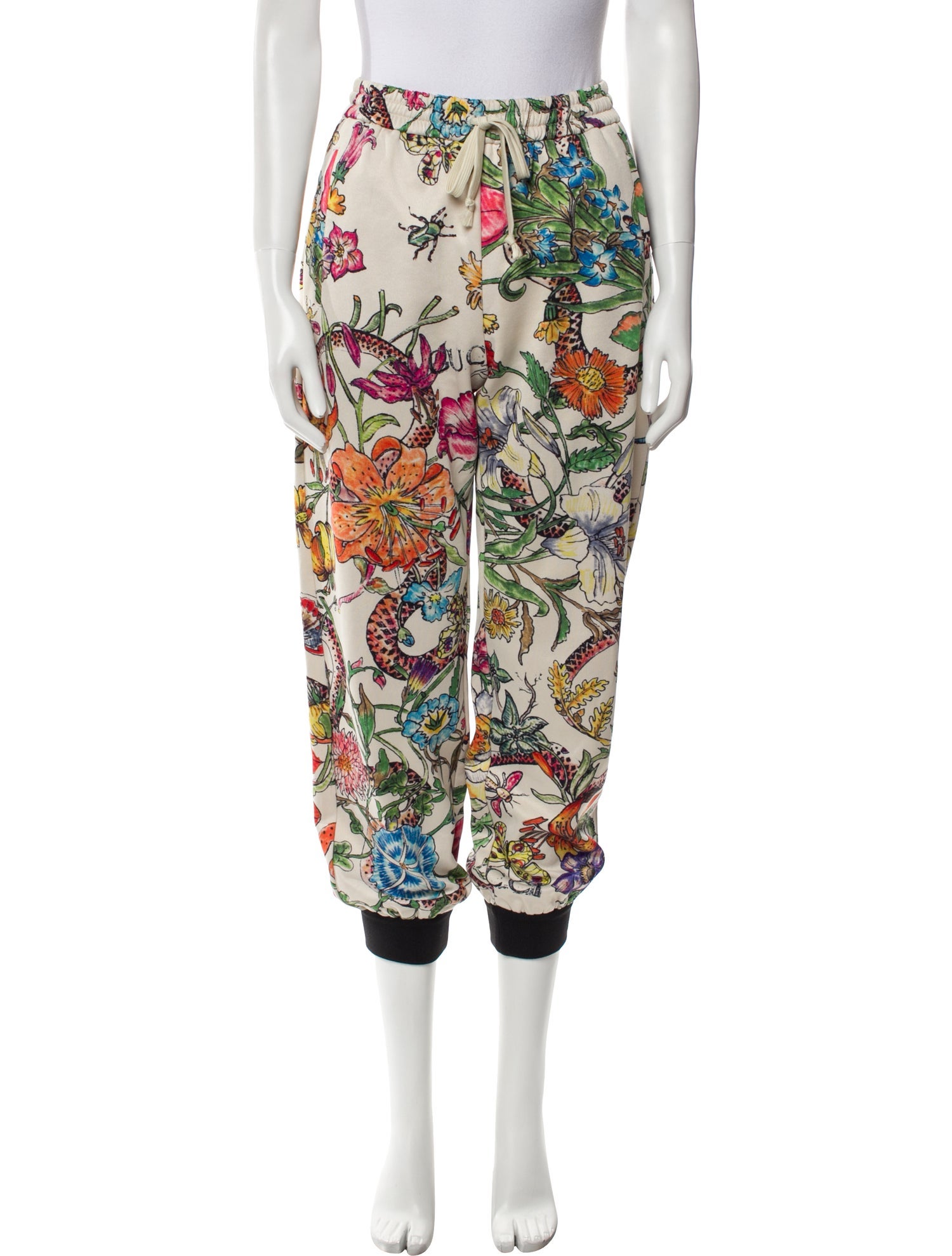 Gucci Floral Print Sweatpants