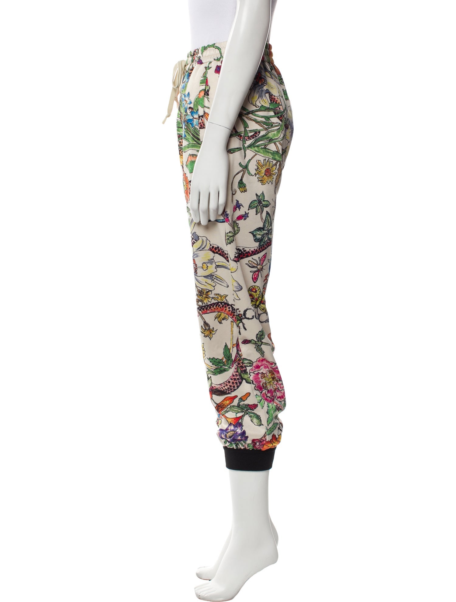 Gucci Floral Print Sweatpants