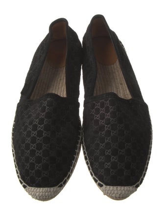 Gucci Suede Animal Print Espadrilles