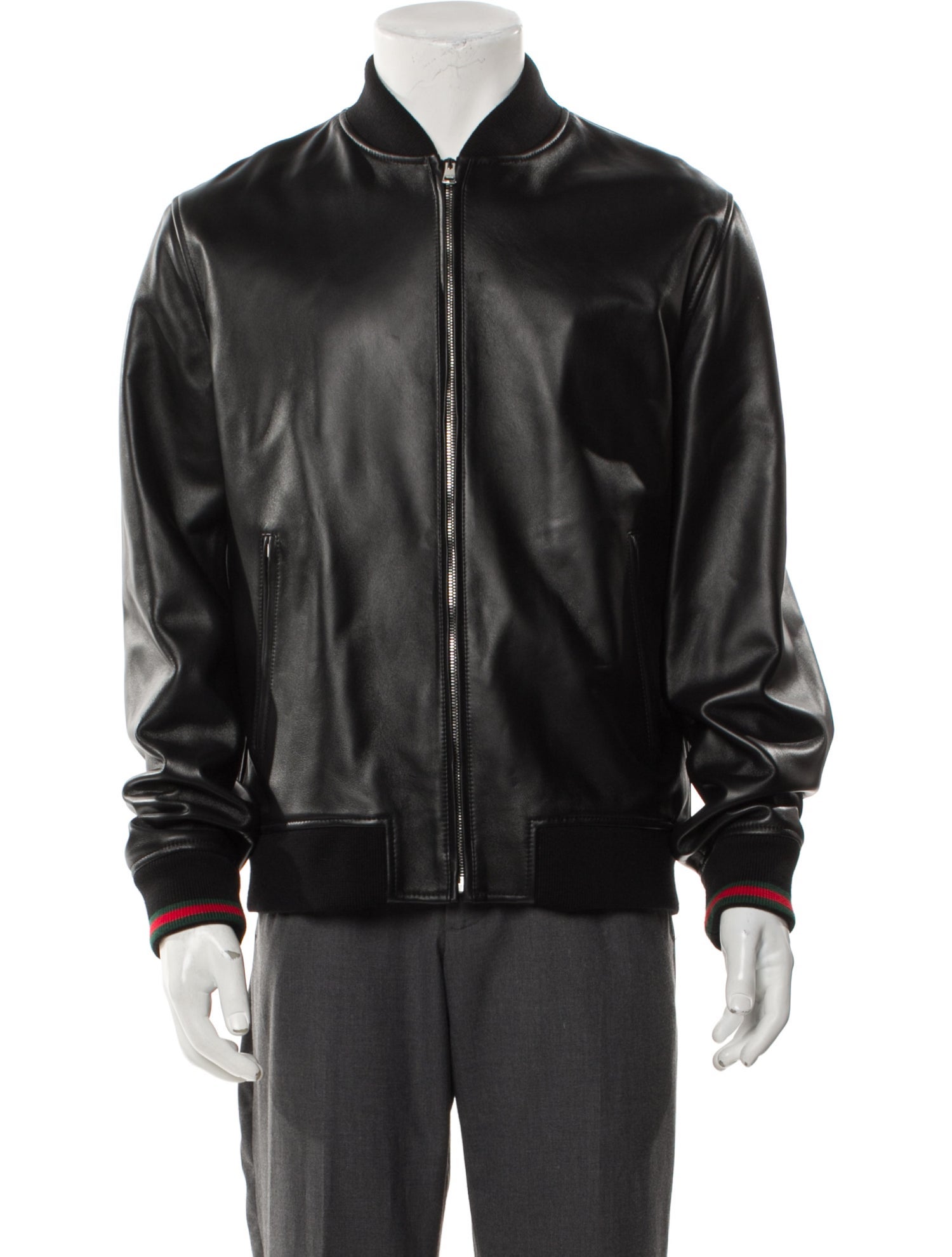 Gucci 2025 Leather Bomber Jacket