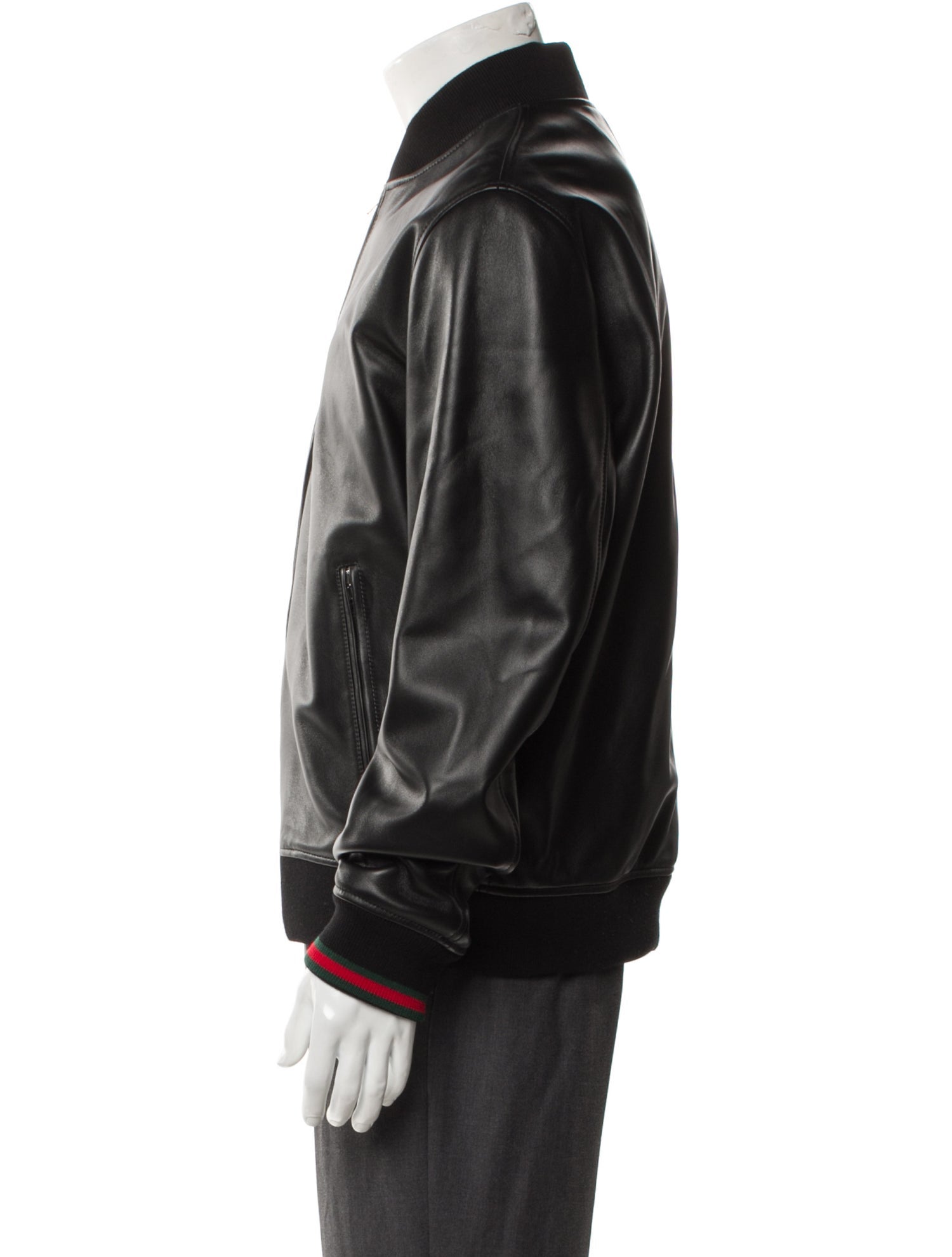 Gucci 2025 Leather Bomber Jacket