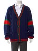 Gucci Web Accent Wool Cardigan