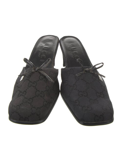 Gucci Canvas Mules