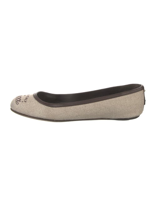 Gucci Canvas Ballet Flats