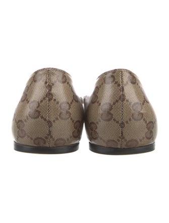 Gucci GG Canvas Canvas Ballet Flats