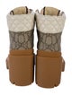 Gucci Leather Printed Boots