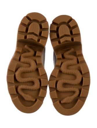 Gucci Leather Printed Boots