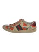 Gucci Web Accent Leather Sneakers