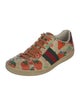 Gucci Web Accent Leather Sneakers