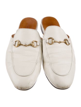 Gucci Horsebit Accent Leather Mules