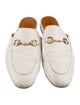 Gucci Horsebit Accent Leather Mules