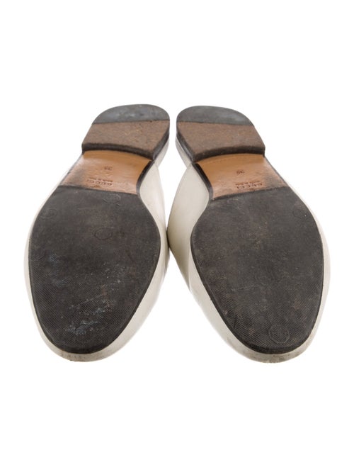 Gucci Horsebit Accent Leather Mules