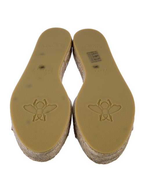 Gucci Interlocking G Logo Canvas Espadrilles