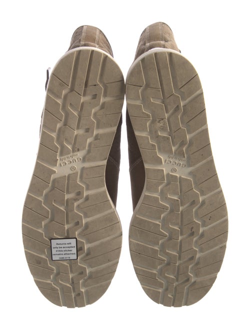 Gucci GG Signature Suede Moto Boots