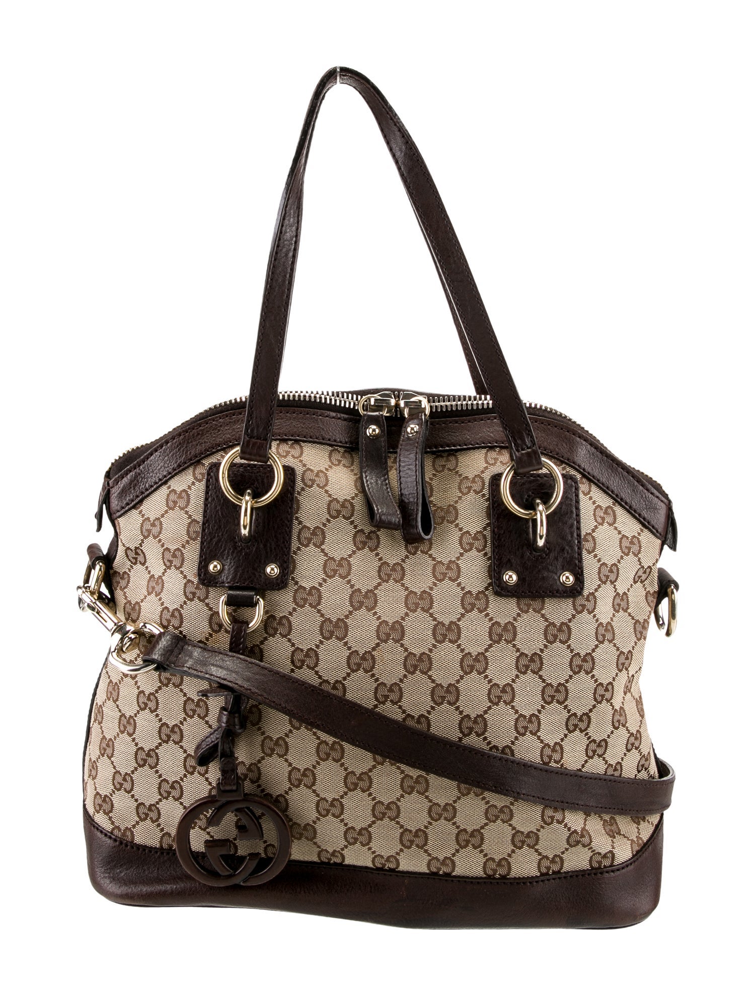 Gucci GG Canvas Top Handle Bag