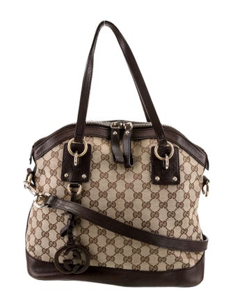 Gucci GG Canvas Top Handle Bag