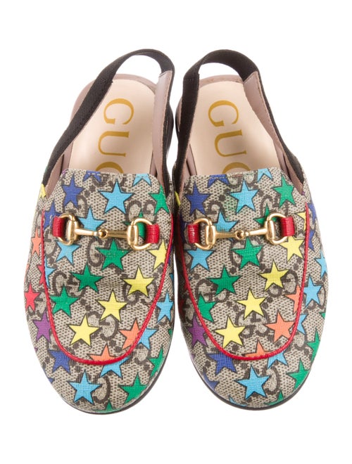 Gucci Coated Canvas Mules