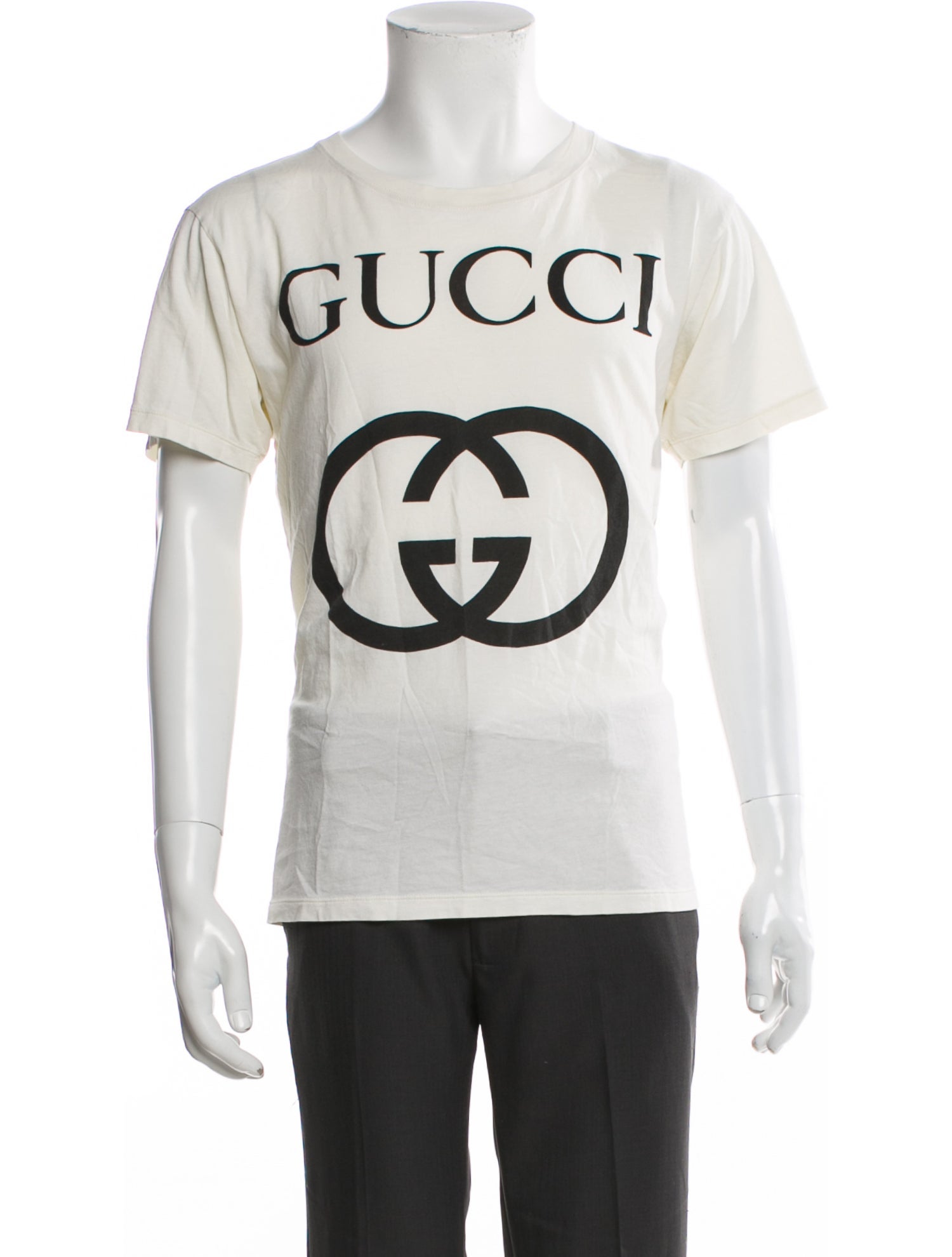 Gucci Interlocking G Logo Crew Neck T-Shirt