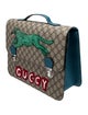 Gucci Kid's Tiger GG Supreme Backpack