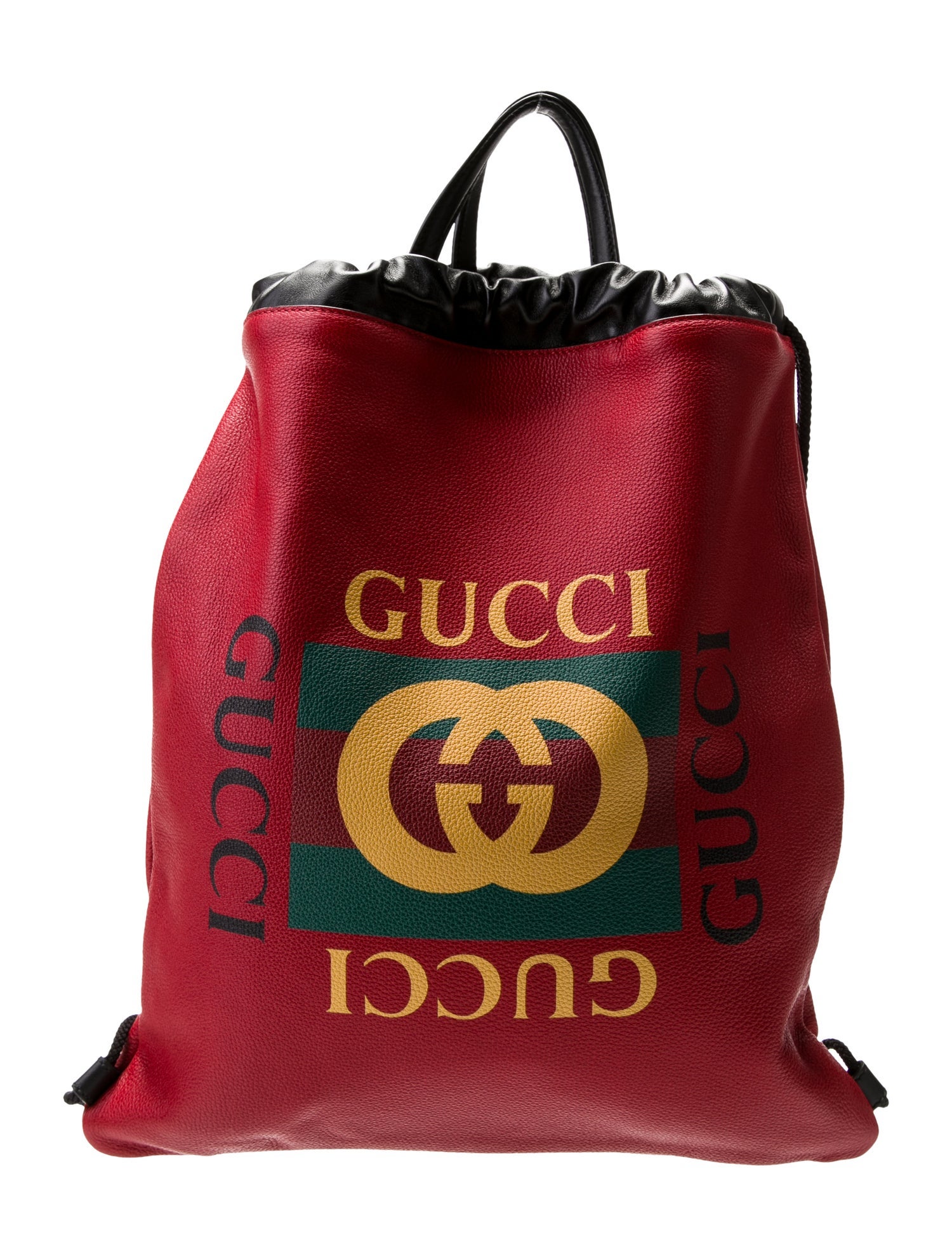 Gucci Web Logo Drawstring