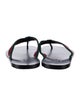 Gucci 2010's Web Accent Flip Flops