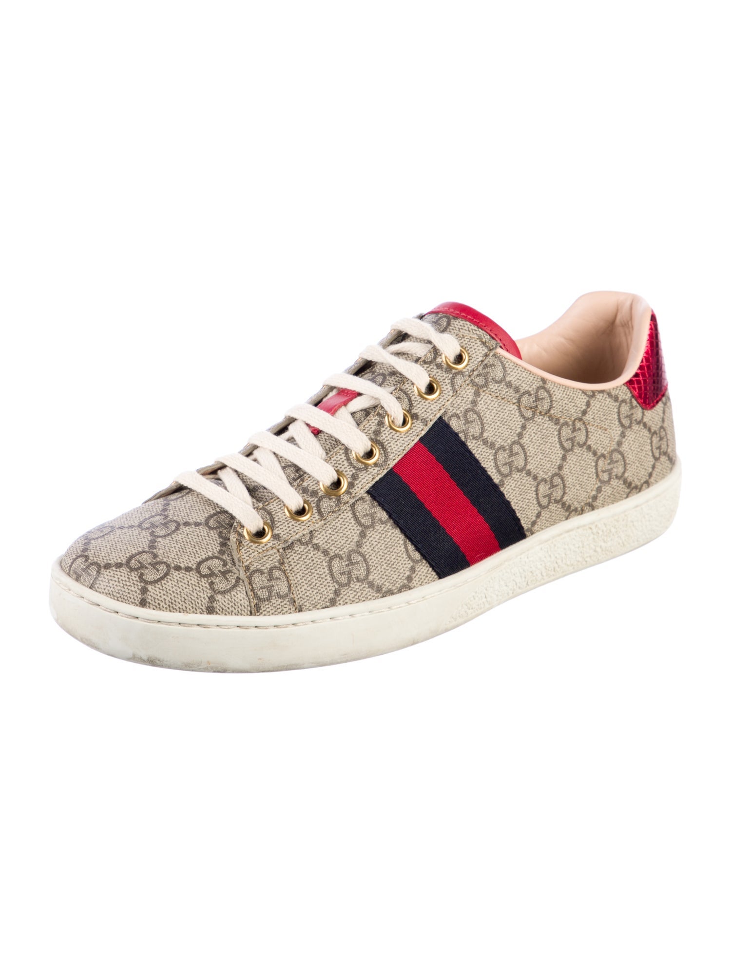 Gucci Sylvie Web Accent Sneakers