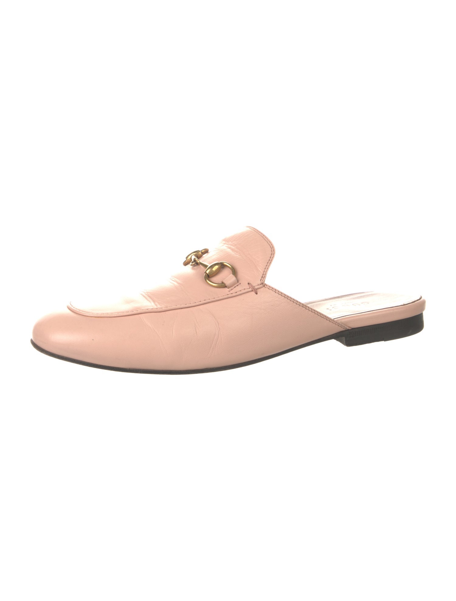 Gucci Horsebit Accent Leather Mules