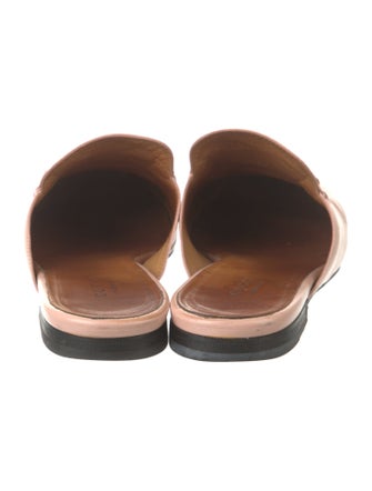 Gucci Horsebit Accent Leather Mules