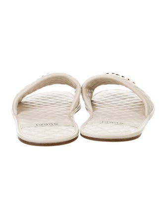 Gucci Leather Slides