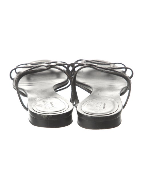 Gucci Interlocking G Logo Leather Slides