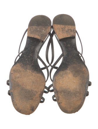 Gucci Interlocking G Logo Leather Slides