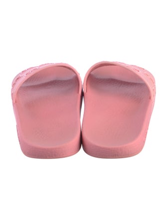 Gucci Rubber Cutout Accent Slides
