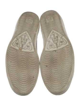 Gucci x Disney Printed Leather Trim Embellishment Sneakers