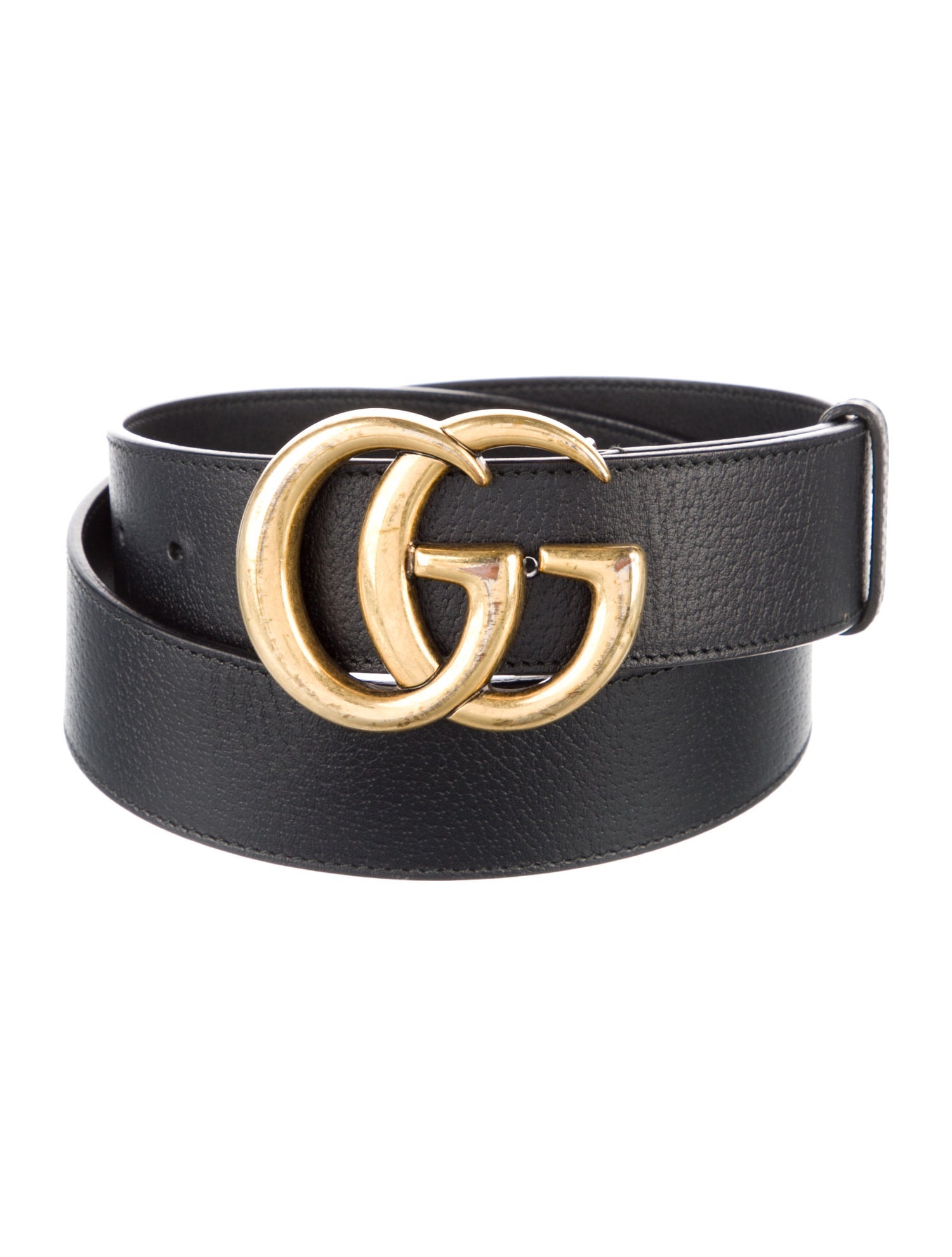 Gucci Double G Leather Belt