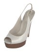Gucci Leather Slingback Pumps