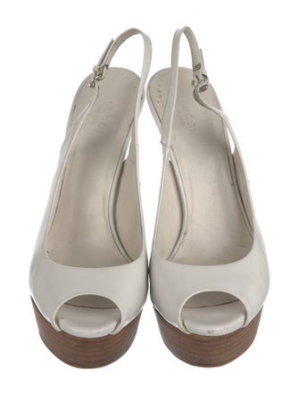 Gucci Leather Slingback Pumps