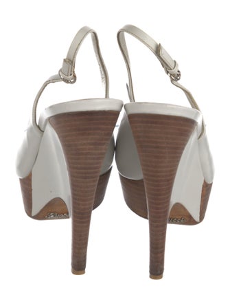 Gucci Leather Slingback Pumps