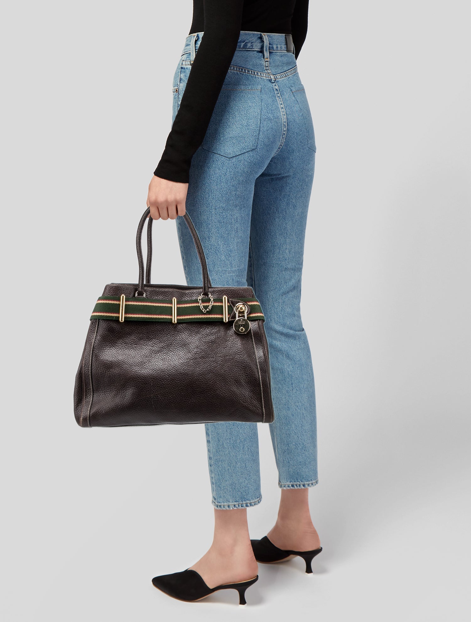 Gucci Web Shoulder Bag Vintage