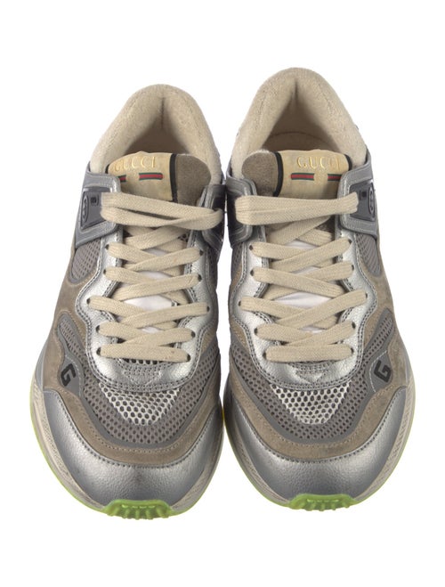 Gucci Mesh Graphic Print Sneakers